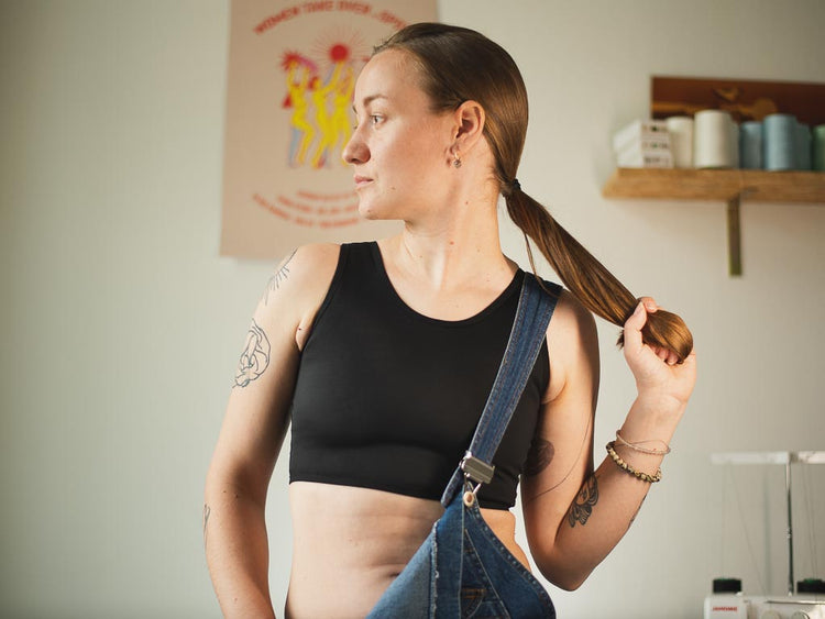 Bindery – bezpečné stažení pro více maskulinní nebo nebinární vzhled hrudníku