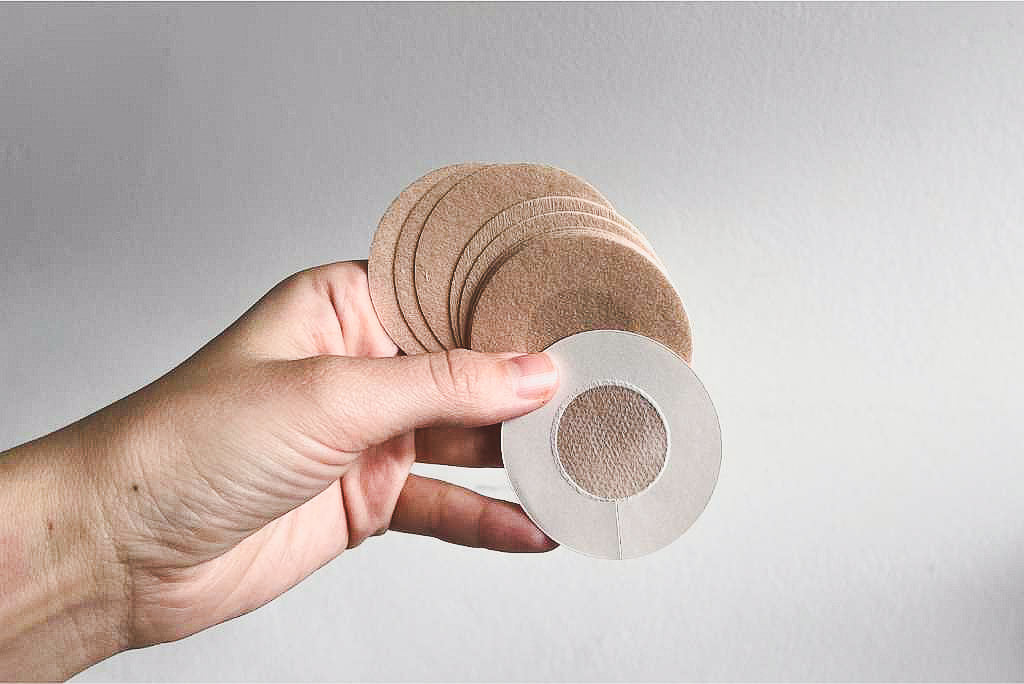 Nálepky na bradavky | 5 párů | nude