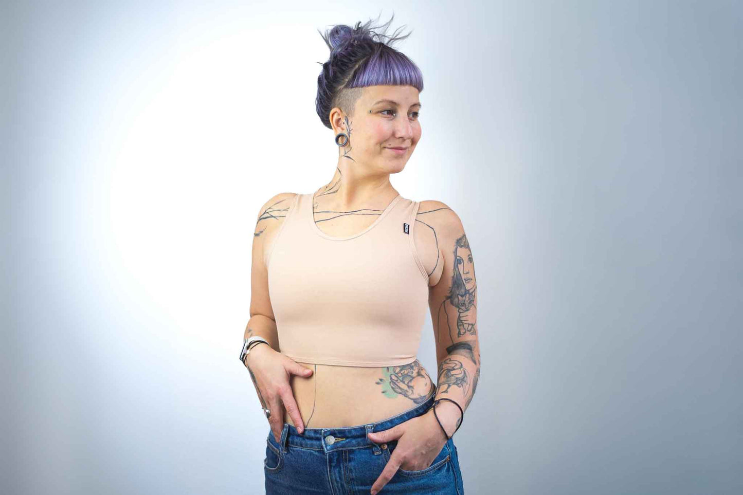 Krátký binder DYKKA 3.0 Béžová