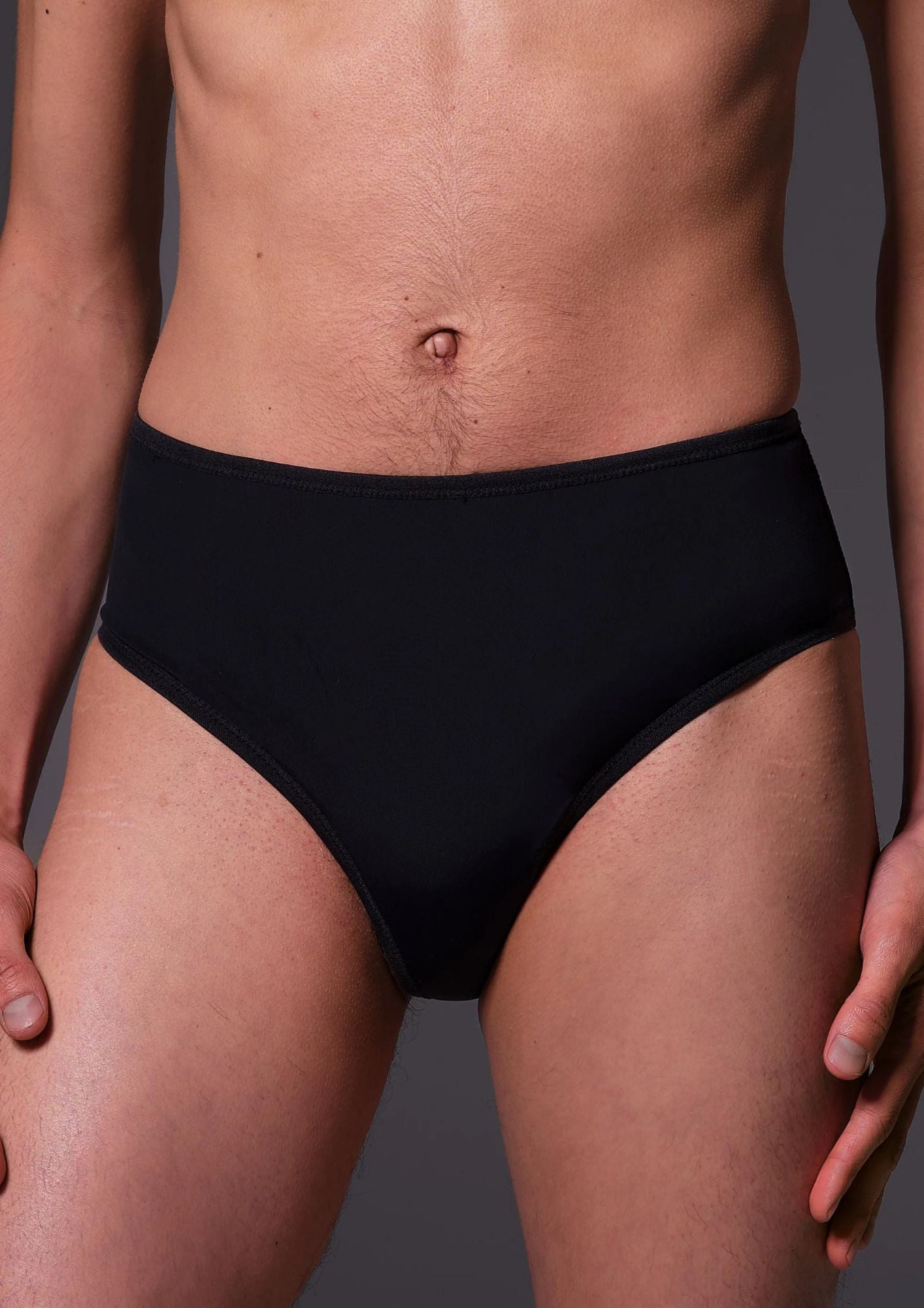 Bokové kalhotky černé