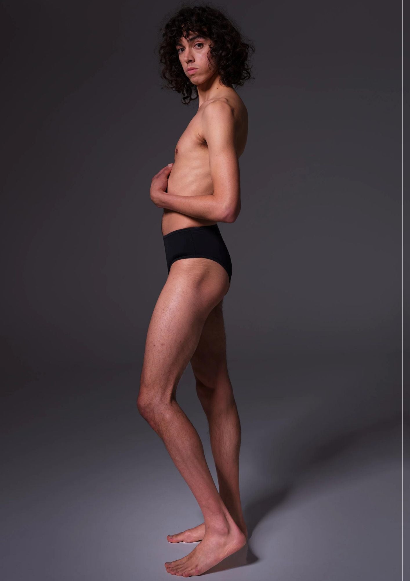 Bokové kalhotky černé