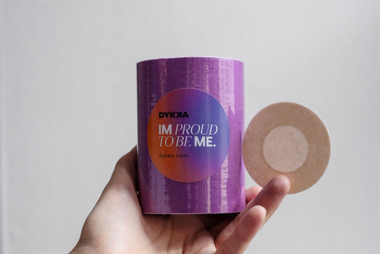 DYKKA binder tape | široká / 10cm + 10 kusů krycích nálepek | fialová