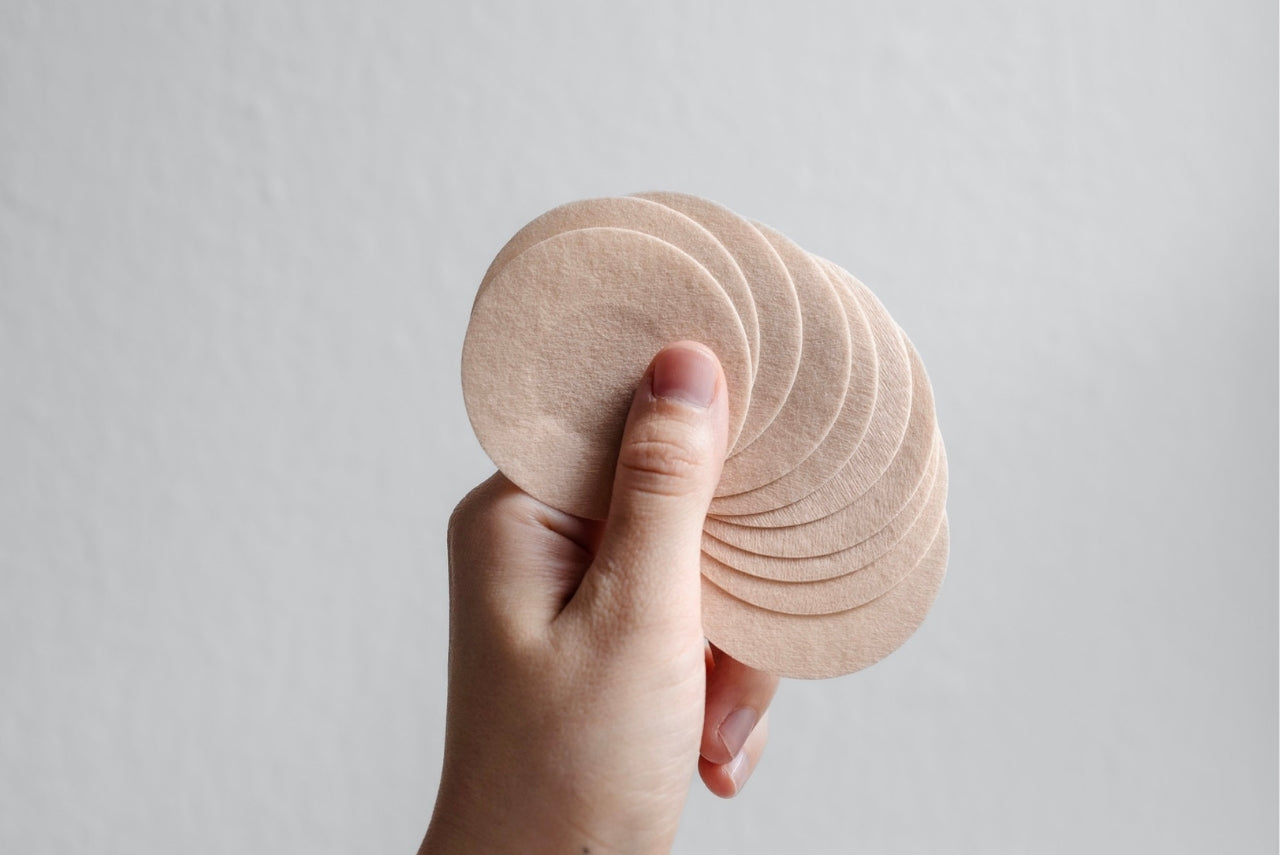 DYKKA binder tape | široká / 15cm + 10 kusů krycích nálepek | nude