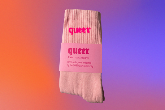 Queer ponožky růžová/růžovější | Keller Kreuzberg