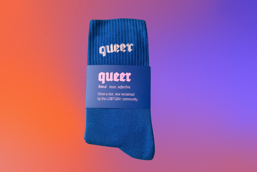 Queer socks blue/pink | Keller Kreuzberg