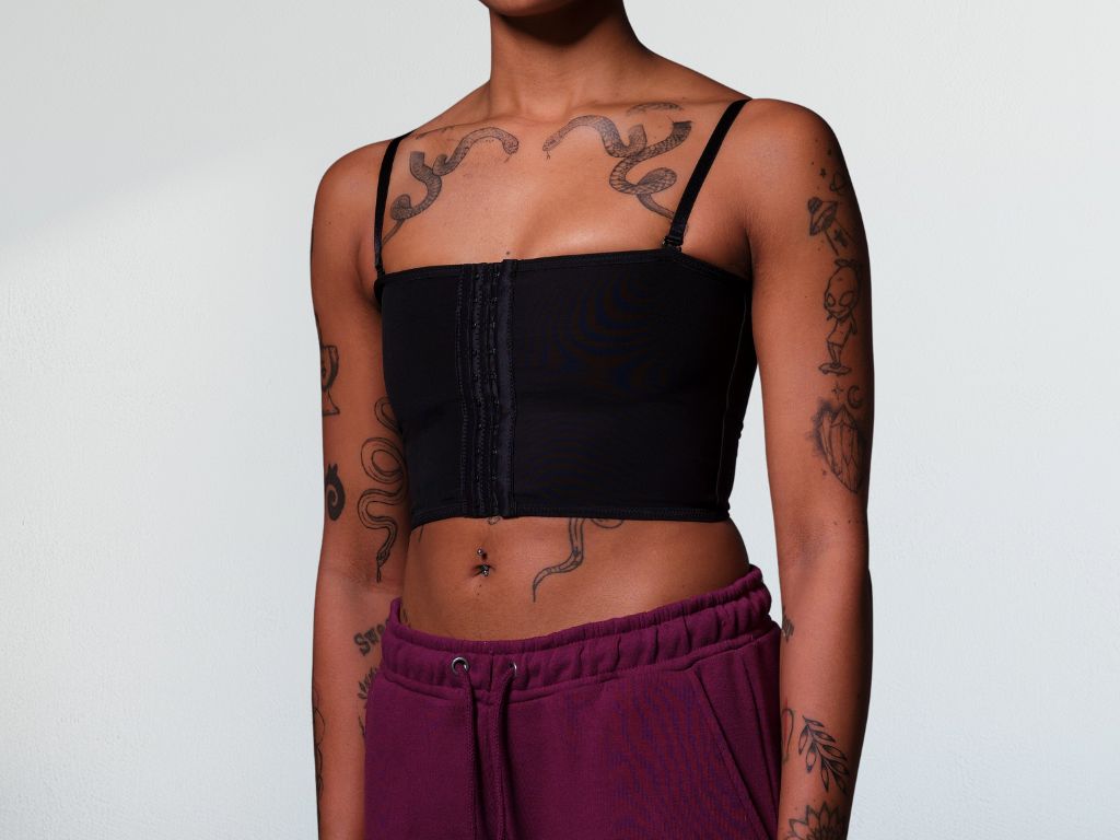 Pásový binder UNTAG (vhodný i post-op) | černý