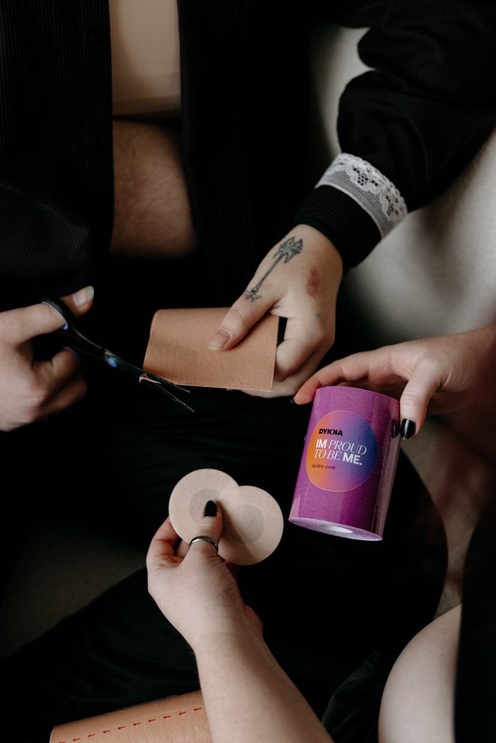 DYKKA gaff tape | široká / 10cm | fialová