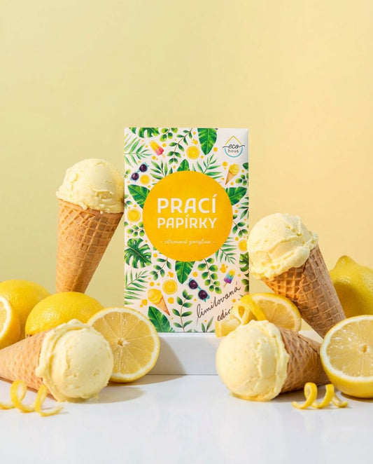 Prací papírky Citronová zmrzlina (5 ks) – limitka od EcoHaus