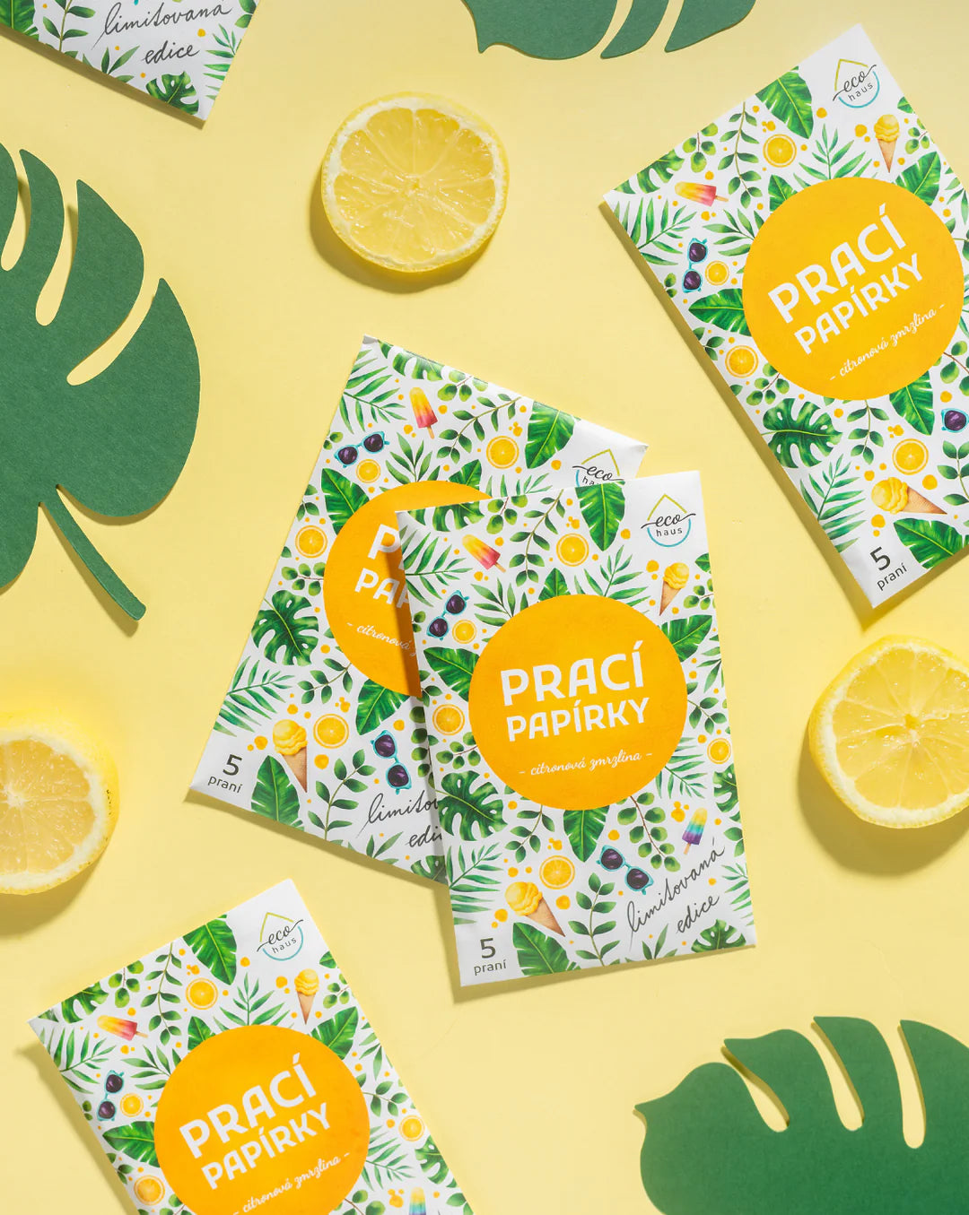 Prací papírky Citronová zmrzlina (5 ks) – limitka od EcoHaus