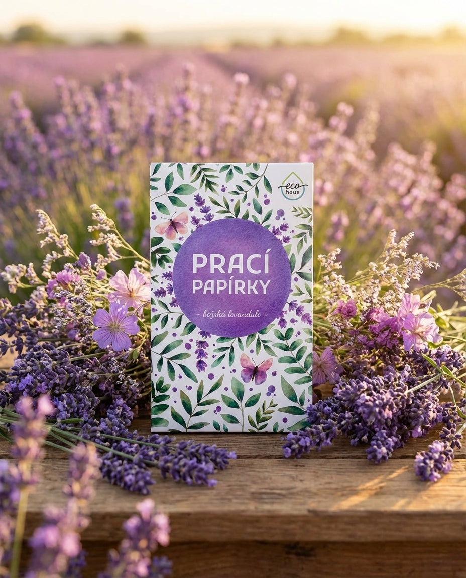 Prací papírky Božská levandule (5 ks) – EcoHaus