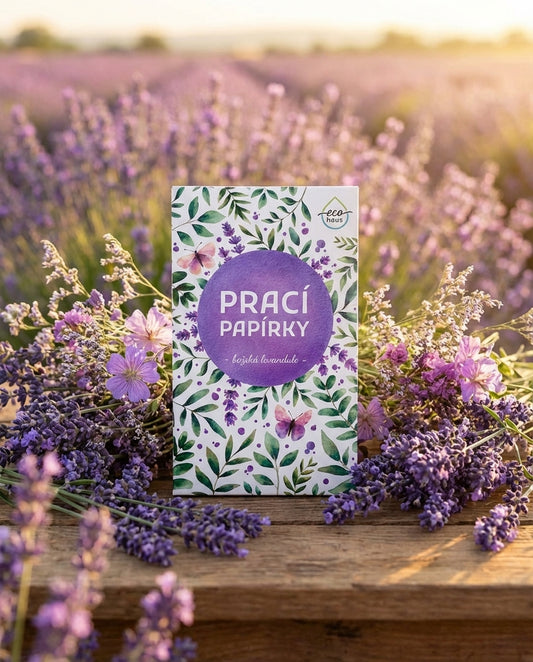Prací papírky Božská levandule (5 ks) – EcoHaus